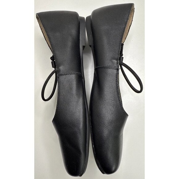 Empress Women's Black Leather Mary Jane Flats Size 39 Missing insoles - Picture 3 of 11